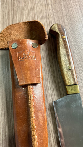 Cuchillo La Mission 37 Cm Acero Inox Mango Guayuriba Calidad Marrón
