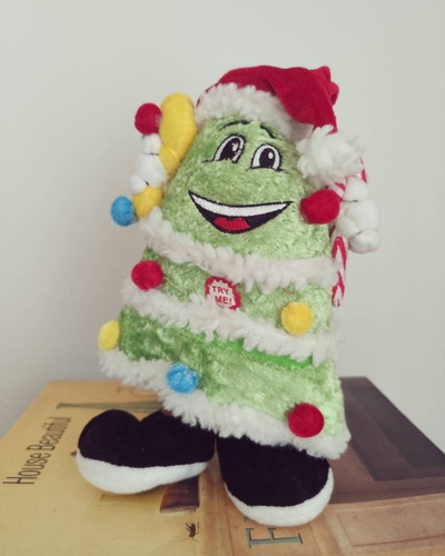 Desapegadoc Pelúcia Árvore De Natal Sorriso Decoração 