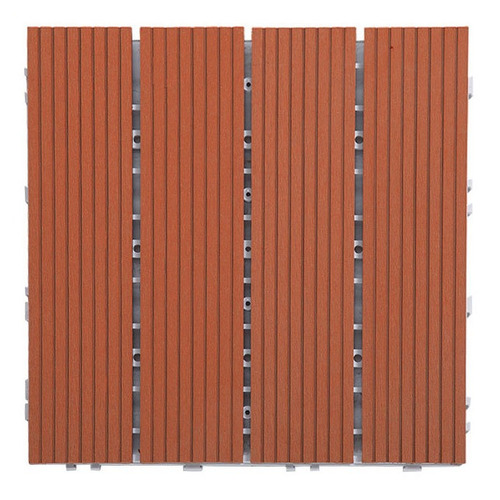Imagen 1 de 7 de Baldosas Pvc Wpc Deck Encastrable Simil Madera Exterior