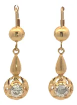 Comprar Aros Colgantes Oro 18 Kt Y Zafiros . Alvear