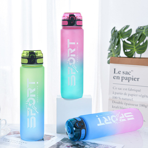 Botella De Agua Deportiva Con Pajita Para Acampar, Senderism