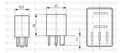 Pack X3 Mini Relay Bosch 12v 30a 5 Pines Rele