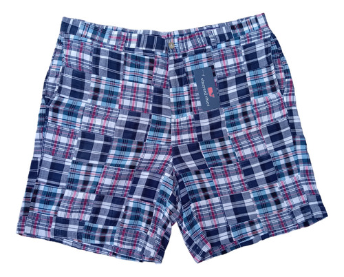 Bermuda De Cuadros Vineyard Vines Talla 40 100% Algodón 