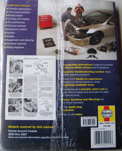 Manual Taller Honda Civic Accord Crv Odyssey Pilot Del Sol