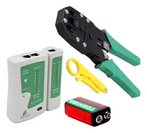 Comprar Rj45 Probador Con Alicate Crimpador Test Cable Red Probador