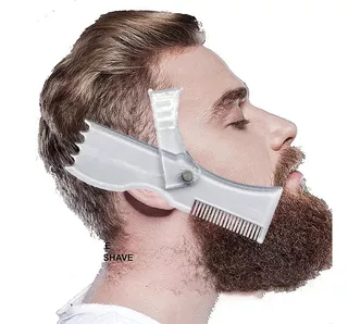 Peine Molde Para Barba 360 Grados Hombres