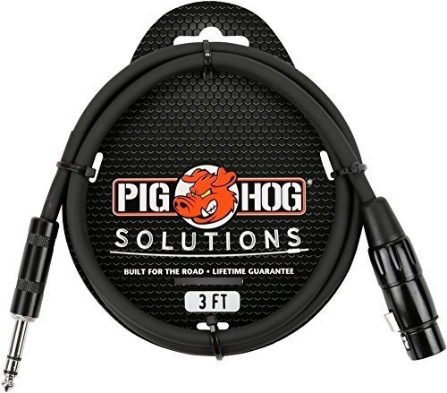 Pig Hog Solutions Cable Adaptador Trs (m) A Xlr (f) Equilibr