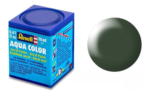 Tinta Acrílica Verde Escuro Seda - Revell 36363