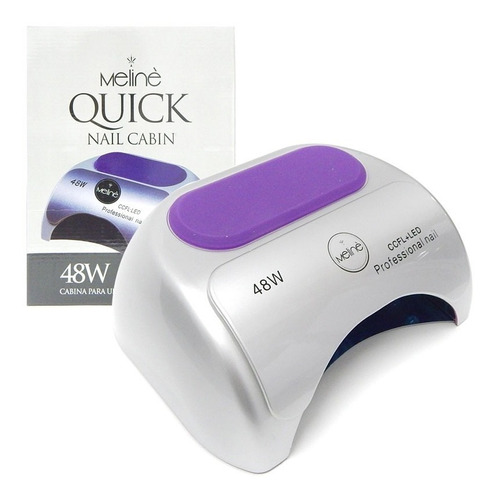 Meline Cabina Led Uv Quick Nail Lamp 48w Secado Uña Mano Pie