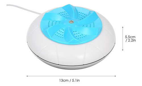 Lavandería Turbina Ultrasónica Lavadora 1 Kg Portátil