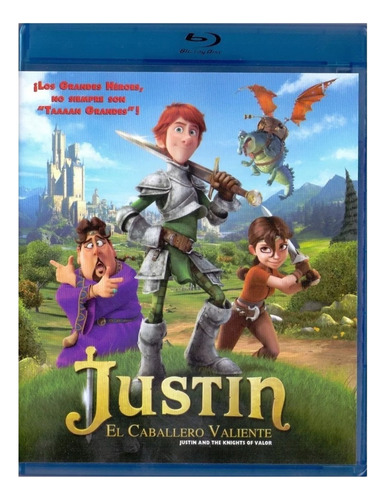 Justin El Caballero Valiente Pelicula Animada Blu-ray