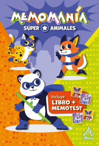 Memomania, Super Animales, Libro + Memotest