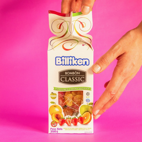 Bombones De Fruta Billiken Classic - Libre Gluten Sin Tacc