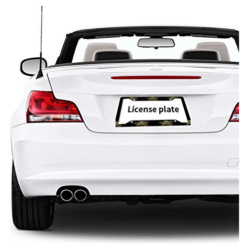 Juego De 2 Marcos De Placa De Licencia Automóvil Yoda,...