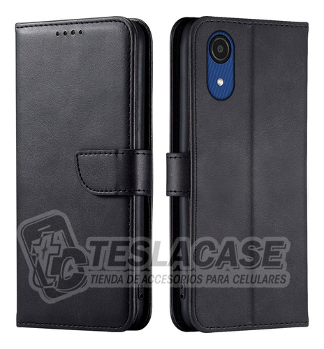 Carcasa Para Samsung A03 Core Flipcover Negro