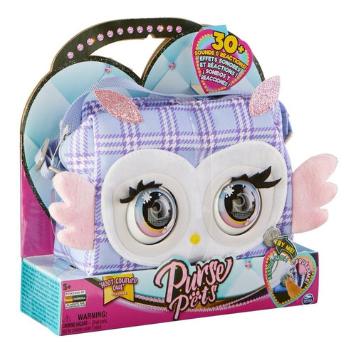 Purse Pets Bolso Interactivo Hoot Couture Owl Spin Master