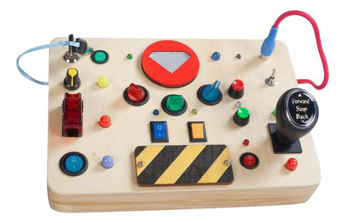 .. Brinquedo Sensorial De Madeira Montessori, Painel De