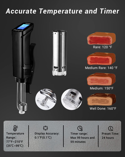 Wifi Sous Vide Precision Cooker Termal Inmersión Circu...