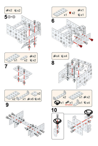 Juguete De Desmontaje De Tuercas Para Niños C Metal Assembly