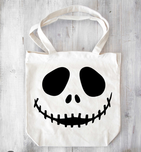 Bolsa De Tela Halloween Para Dulce O Truco. Tote Bag