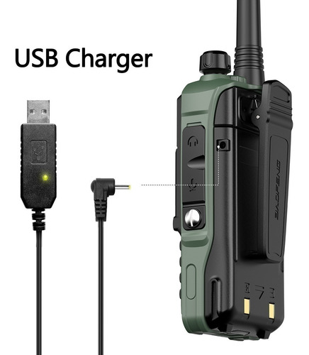 Radio Ht Uhf + Vhf De Doble Banda Baofeng Uv-s9 Plus Portáti
