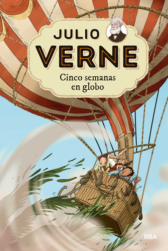 Julio Verne 5 - Cinco semanas en globo, de Verne, Jules. Serie Molino Editorial Molino, tapa dura en español, 2018