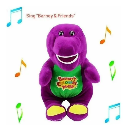 Mascote de dinossauro roxo famoso de Barney