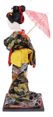 Brocade Gueixa Kabuki Figura