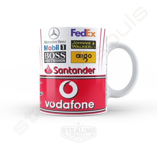 Taza De Porcelana Fierrera - Fernando Alonso #05 | Formula 1