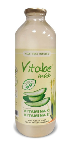 Jugo Vitaloe Max Aloe Vera Bebible Vegana X 950cc Vitamina C