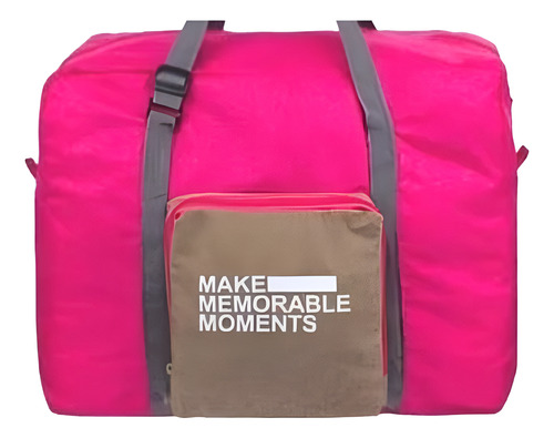 Bolso Grande Plegable Viaje Reforzado Jsbags Martinez Fuxia