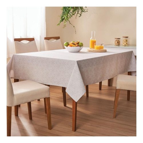 Toalha De Mesa Super Prática Copacabana 225x225cm Lepper