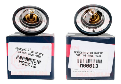 Imagen 1 de 1 de Kit De Termostatos 80 Y 88 Grados Mg3 Mggt Mg5 Mgzs