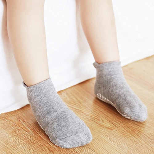 Calcetines Dorobios Para Ninas Pequenas, Antideslizantes,...