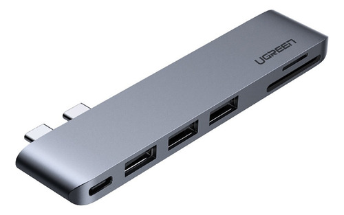 Adaptador Hub Ugreen Tipo C 6en1  Mac, Thunderbolt3 4k