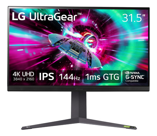 LG Monitor Para Juegos Ultragear Uhd 1ms 144hz De 32  Con C.