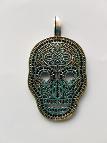 Dije De Calavera Estilo Thomas Sabo Plata