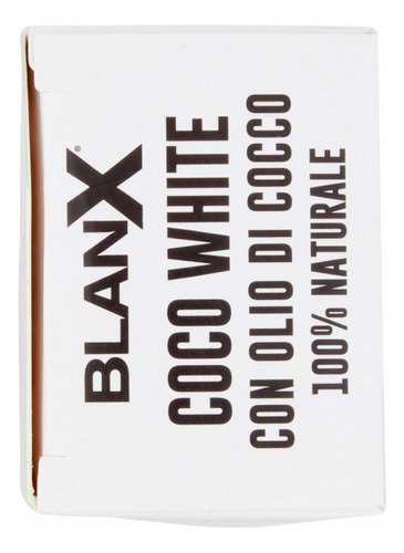 Blanx Coco Pasta Dental Blanca Con Aceite De Coco 2.54 Fl.oz