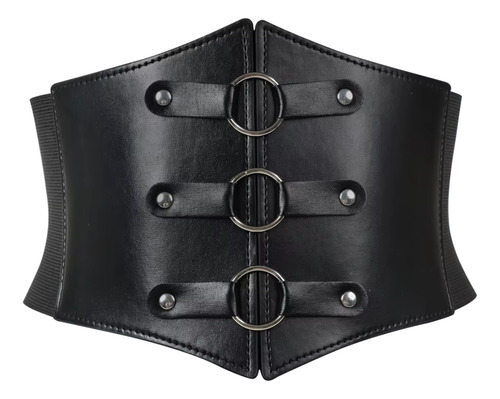 Faja Remarca Cintura Estilo Gótico Corset Con Botones Dama