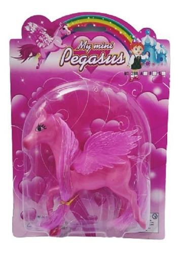 Juguete Caballo Pony Pegasus Con Alas Para Niña En Rosa