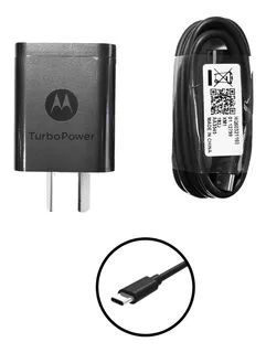 Cargador Motorola Turbo Power Tipo C One Vision Original