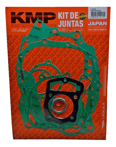 Kit Jogo Juntas Motor Completo Kmp Xr200 Nx200 Cbx200 Strada