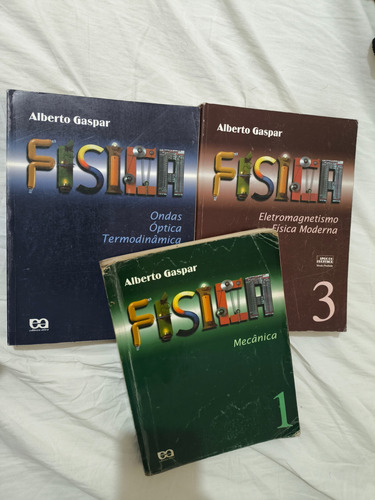 Física Alberto Gaspar - Vol 1, 2 E 3. (Usado)