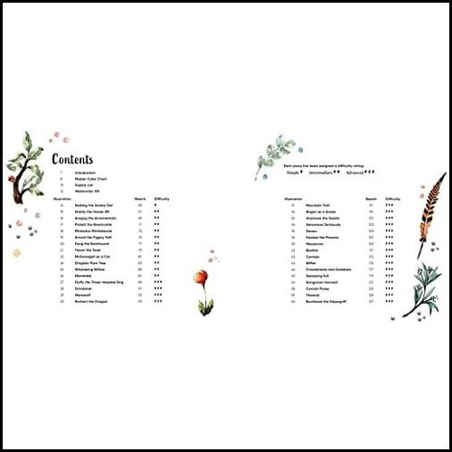 Harry Potter: Magia De La Acuarela: Flora Y Fauna