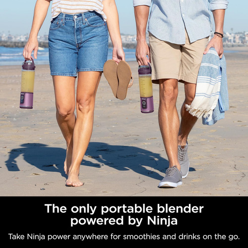 Licuadora Portátil Ninja Bc151pr Blast, Inalámbrica, 18 Oz.