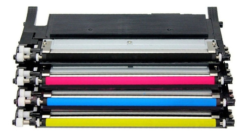 Kit 4x Toner Color C410 C460 Clp360 Clp365 Clp366