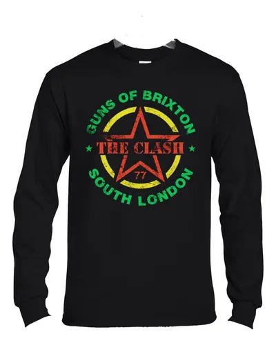comprar Polera Ml The Clash 77 South London Guns Of Brixton Punk Abo
