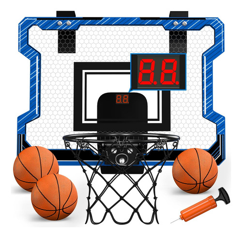 Hyes Mini Basketball Hoop Interior Con Marcador, Aro De Balo