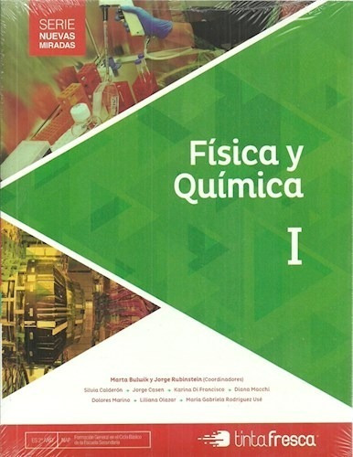 Fisica Y Quimica 1 Tinta Fresca (nuevas Miradas) (novedad 2