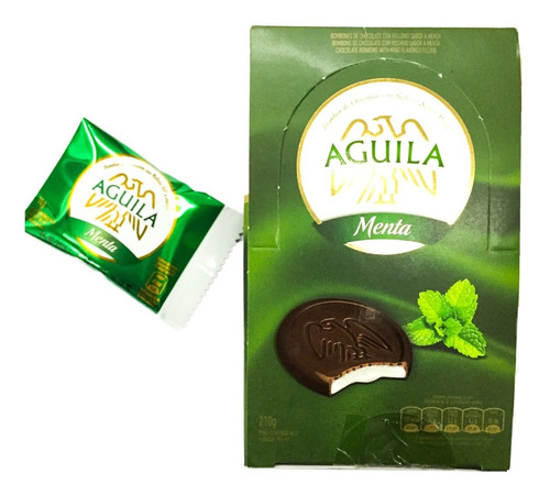 15 Medallon Menta Aguila - Hoy Superoferta La Golosineria